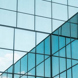 Превью обои здание, стекло, отражение, архитектура