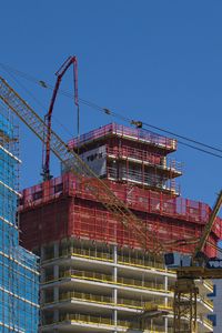 Превью обои здание, строительство, строительный кран