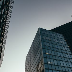 Превью обои здание, вид снизу, минимализм, фасад