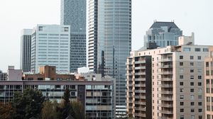 Превью обои здания, архитектура, башни, город