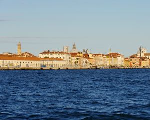 Превью обои здания, архитектура, море, набережная