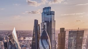 Превью обои здания, архитектура, небоскребы, современный, крыши