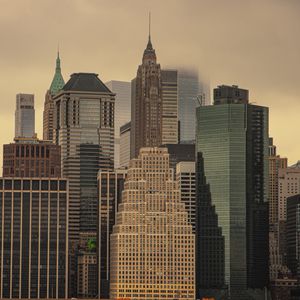 Превью обои здания, архитектура, небоскребы, город, нью-йорк