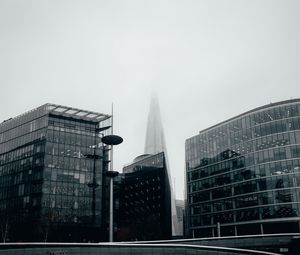 Превью обои здания, архитектура, современный, туман