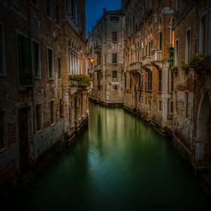 Превью обои здания, дома, вода, венеция