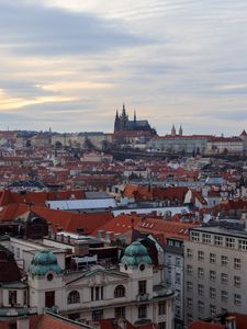 Превью обои здания, город, архитектура, крыши