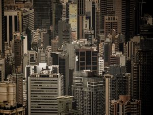Превью обои здания, город, мегаполис