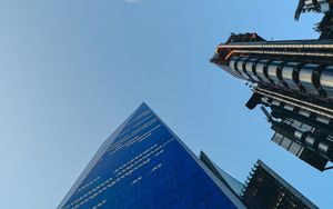 Превью обои здания, небоскребы, архитектура, небо