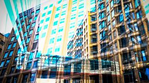 Превью обои здания, окна, архитектура, город, улица