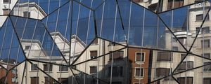 Превью обои здания, стекло, зеркало, отражение