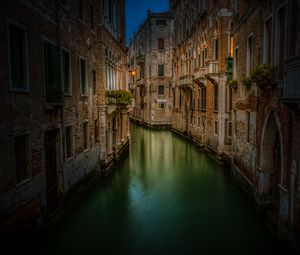 Превью обои здания, дома, вода, венеция
