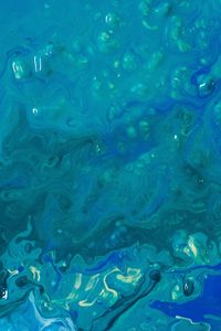 Превью обои жидкость, краска, разводы, fluid art, синий