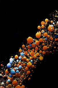 Превью обои жидкость, пузыри, разноцветный, яркий, абстракция
