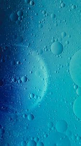 Превью обои жидкость, пузыри, синий, абстракция