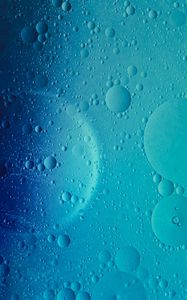 Превью обои жидкость, пузыри, синий, абстракция