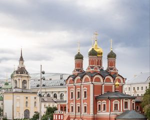 Превью обои знаменский собор, собор, москва, россия, архитектура