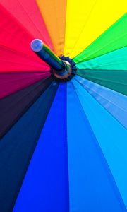Превью обои зонт, разноцветный, макро