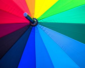 Превью обои зонт, разноцветный, макро