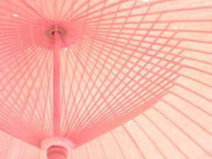 Превью обои зонтик, конструкция, розовый, светлый