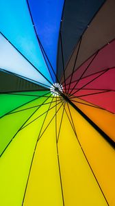 Превью обои зонтик, разноцветный, яркий, конструкция, механизм