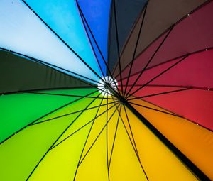 Превью обои зонтик, разноцветный, яркий, конструкция, механизм