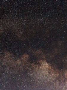 Превью обои звездное небо, галактика, пятна, блеск