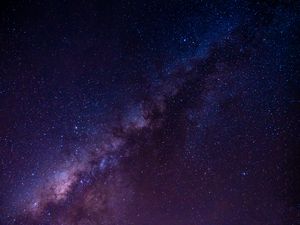 Превью обои звездное небо, млечный путь, звезды, космос, астрономия