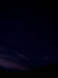 Превью обои звездное небо, ночь, блеск, космос, темнота