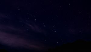 Превью обои звездное небо, ночь, блеск, космос, темнота