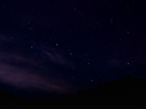 Превью обои звездное небо, ночь, блеск, космос, темнота