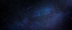 Превью обои звездное небо, ночь, галактика, блеск