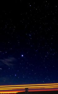 Превью обои звездное небо, ночь, небо