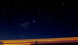 Превью обои звездное небо, ночь, небо