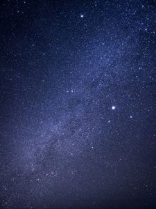 Превью обои звездное небо, звезды, космос, блеск, сиреневый