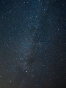 Превью обои звездное небо, звезды, космос, свечение