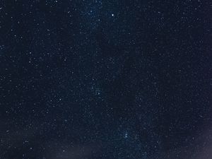 Превью обои звездное небо, звезды, облака, ночь