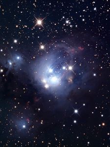 Превью обои звёздное скопление, ngc 7129, звезды, космос