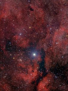 Превью обои звезды, блеск, туманность, облака, космос, темный