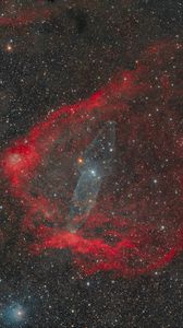 Превью обои звезды, блеск, туманности, космос, темный