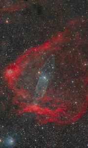 Превью обои звезды, блеск, туманности, космос, темный