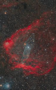 Превью обои звезды, блеск, туманности, космос, темный