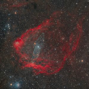 Превью обои звезды, блеск, туманности, космос, темный