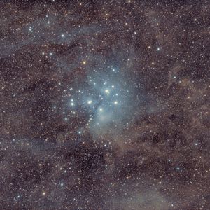 Превью обои звезды, блестки, свечение, космос, темный