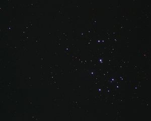 Превью обои звезды, блики, сияние, космос
