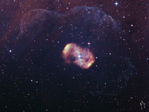 Превью обои звезды, галактика, свечение, космос