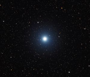 Превью обои звезды, свечение, огни, космос