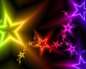 Превью обои звезды, свет, разноцветный, абстракция