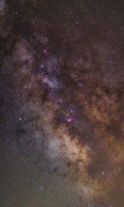 Превью обои звезды, туманность, галактика, космос