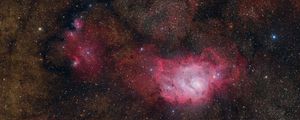 Превью обои звезды, туманность, яркий, свечение, космос