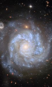 Превью обои звезды, туманность, космос, спираль